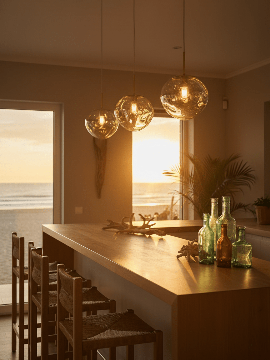 Modern Lava Glass Dome Pendant Light 1-Light