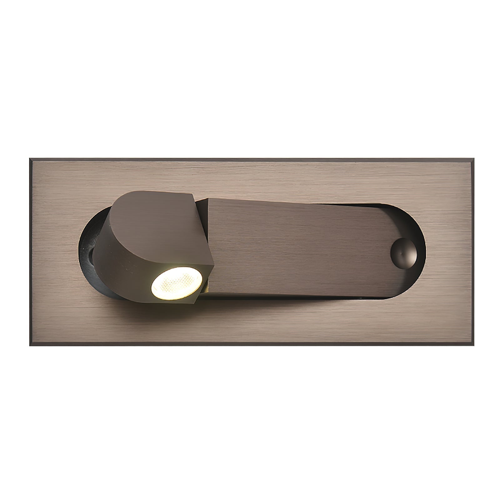 Modern Recessed Rectangular Adjustable LED Wall Sconce 1-Light