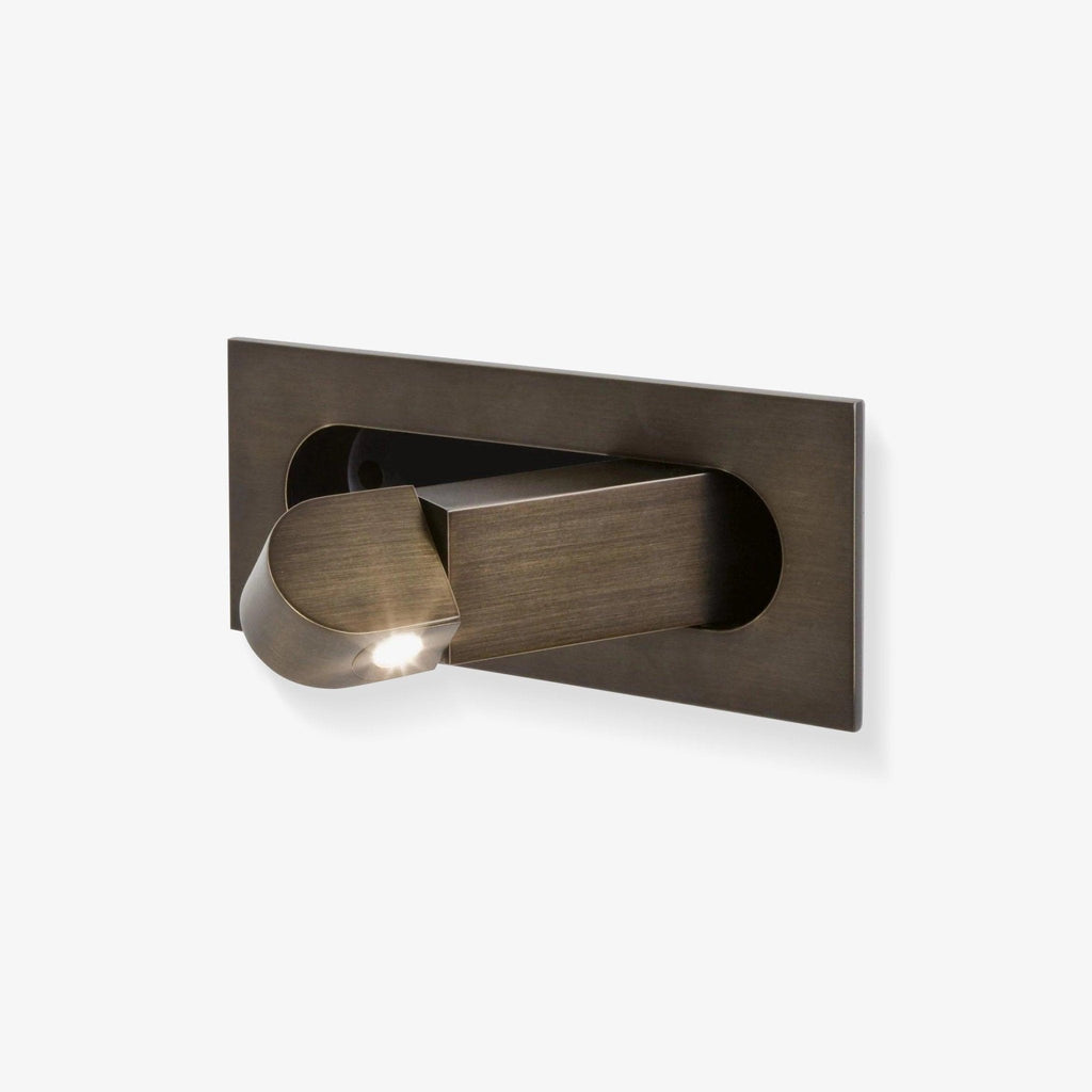 Modern Recessed Rectangular Adjustable LED Wall Sconce 1-Light