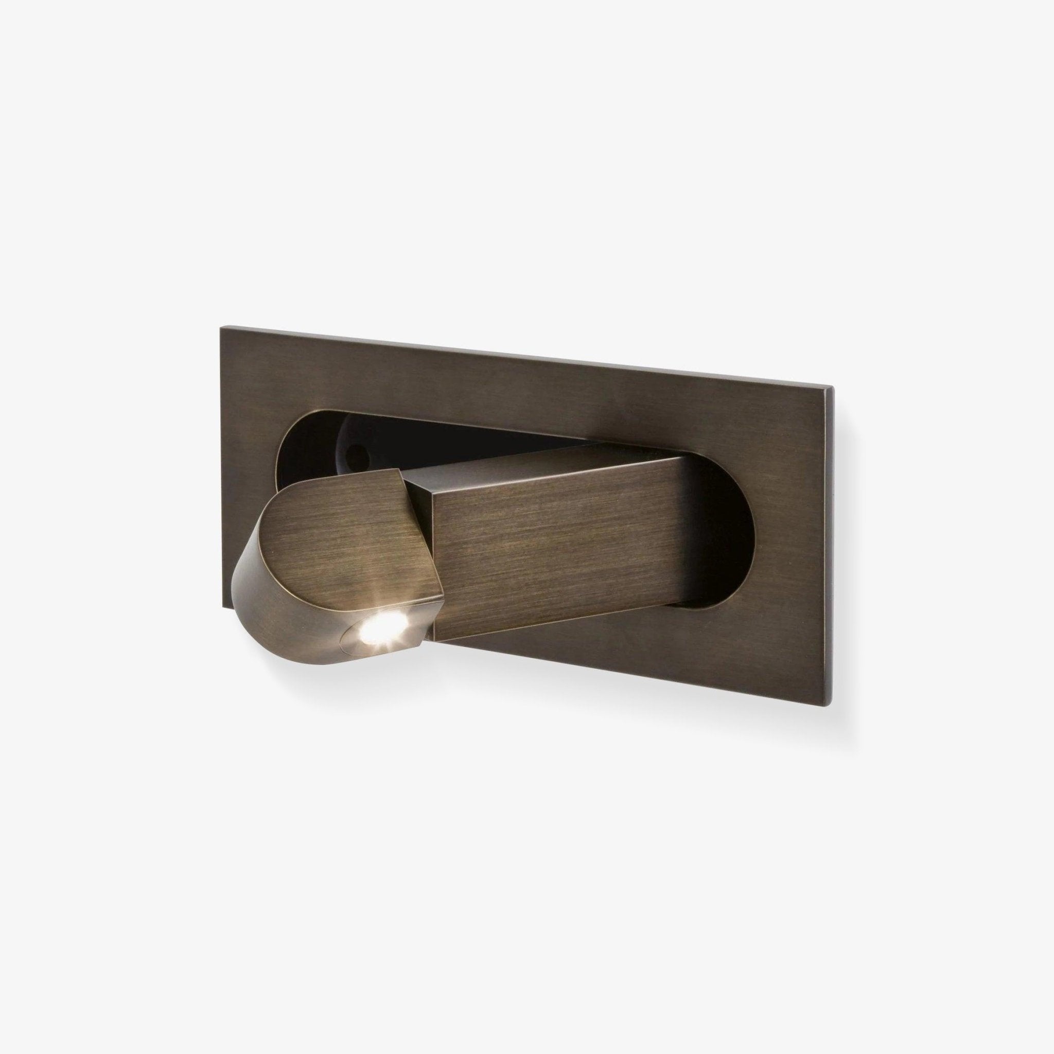 Modern Recessed Rectangular Adjustable LED Wall Sconce 1-Light