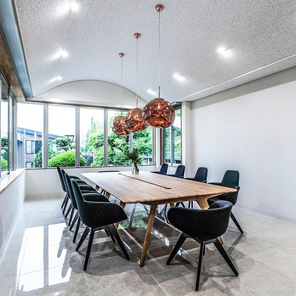 Modern Lava Glass Dome Pendant Light 1-Light