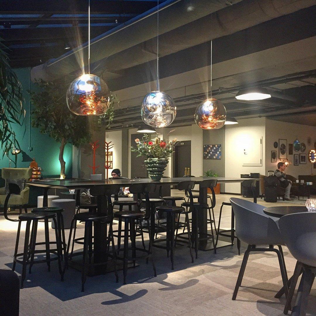 Modern Lava Glass Dome Pendant Light 1-Light