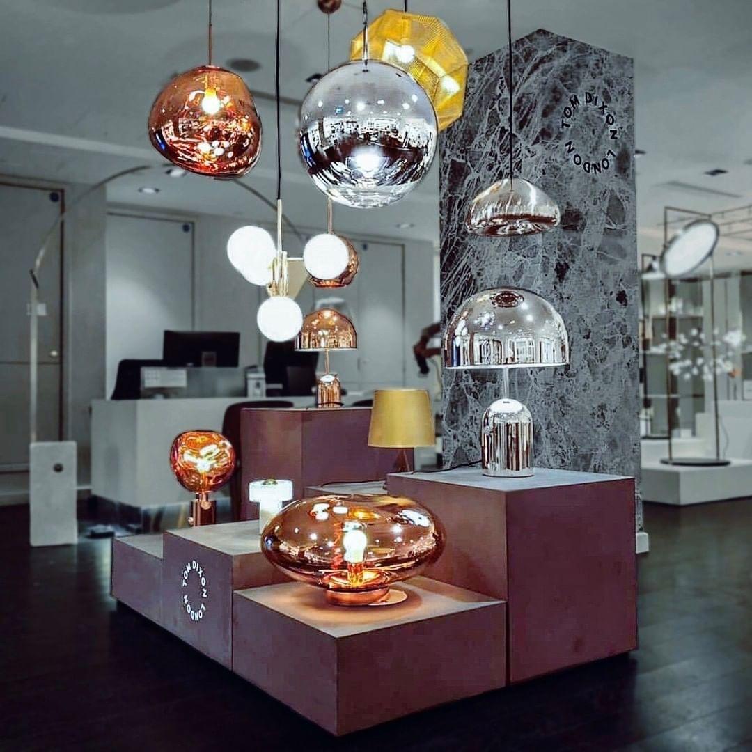Modern Lava Glass Dome Pendant Light 1-Light