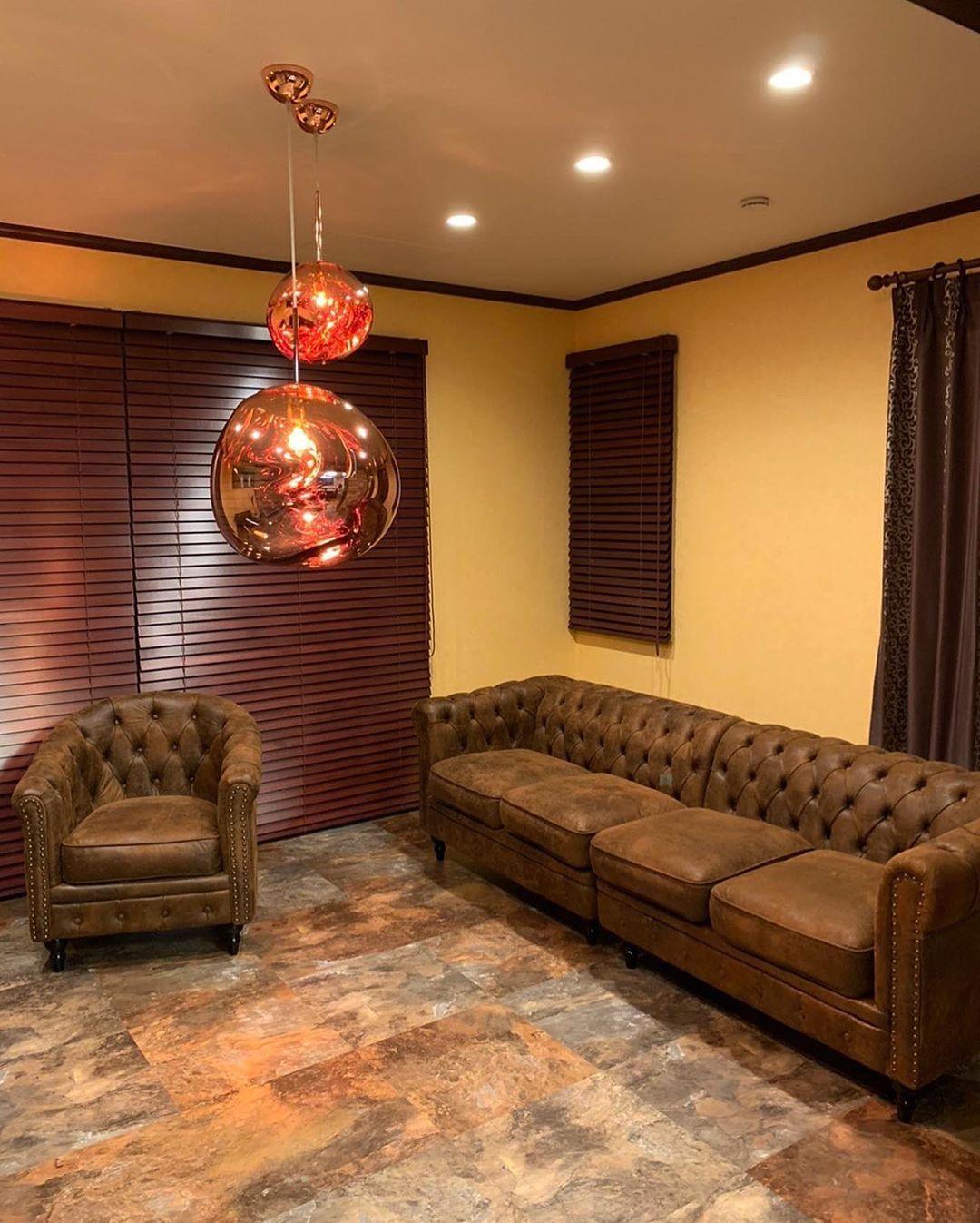 Modern Lava Glass Dome Pendant Light 1-Light