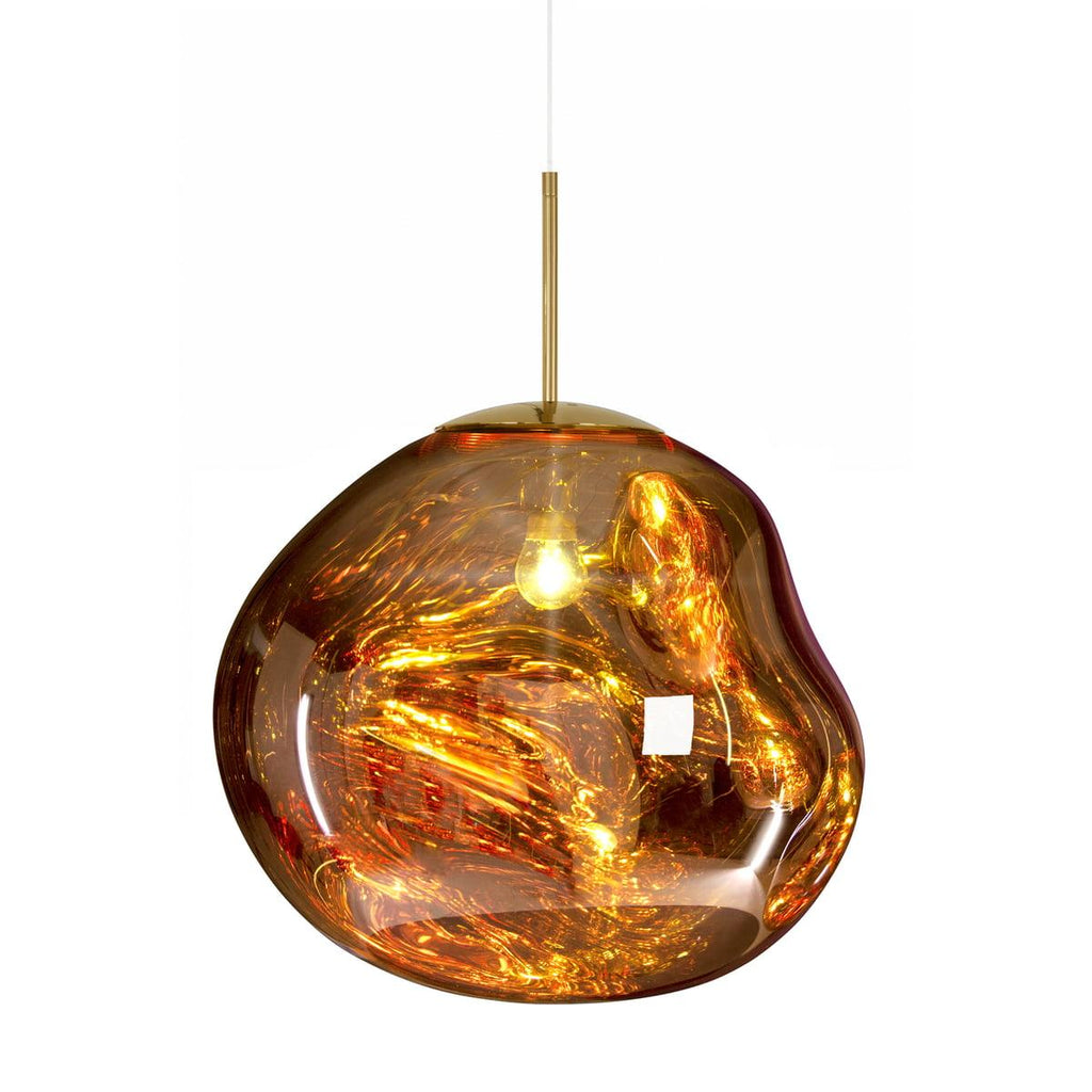 Modern Lava Glass Dome Pendant Light 1-Light