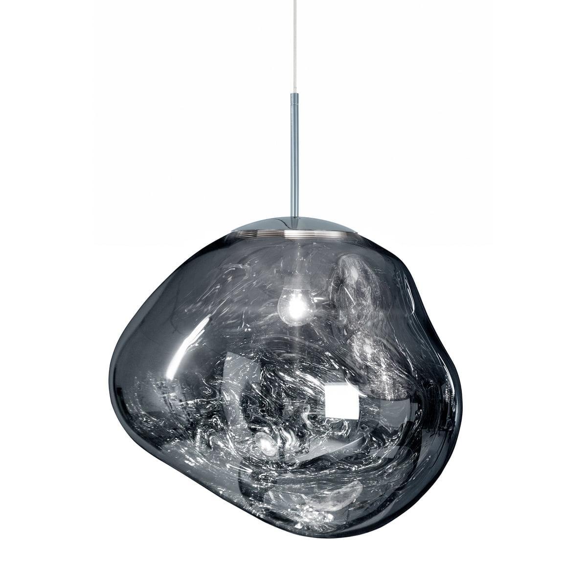 Modern Lava Glass Dome Pendant Light 1-Light