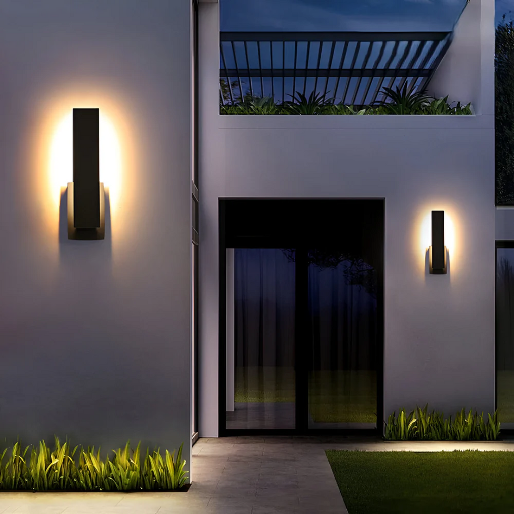 Modern Outdoor Wall Lamp – Waterproof Aluminum LED Exterior Wall Light for Garden and Terrace