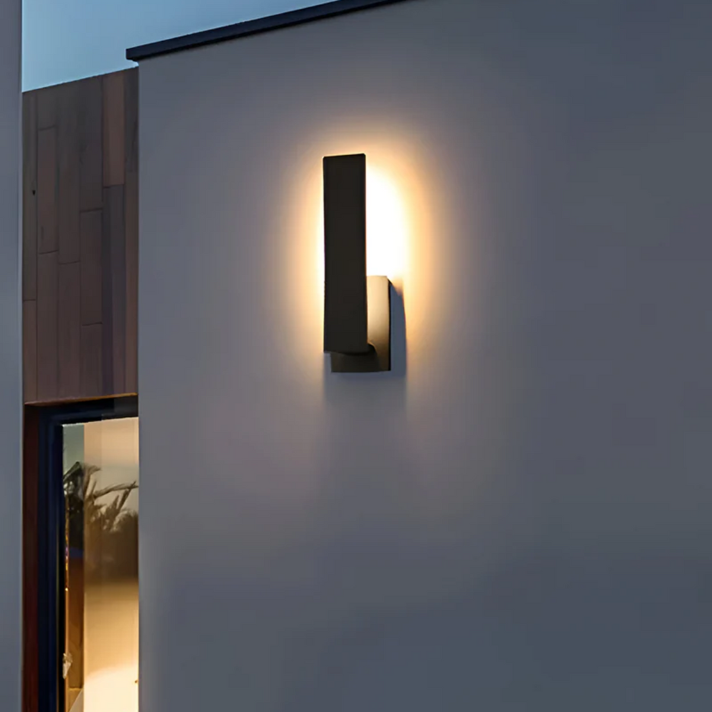 Modern Outdoor Wall Lamp – Waterproof Aluminum LED Exterior Wall Light for Garden and Terrace