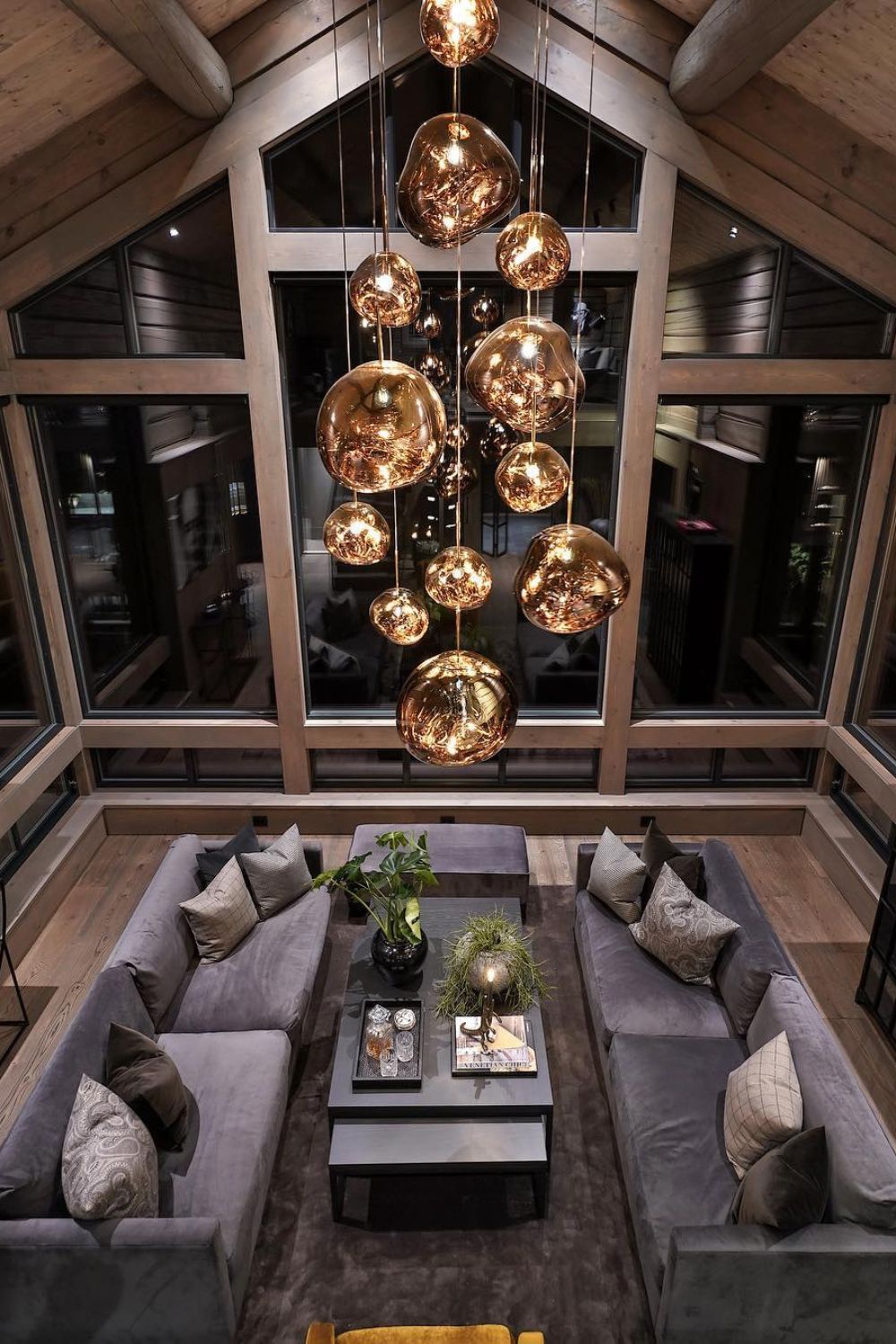 Modern Lava Glass Dome Pendant Light 1-Light