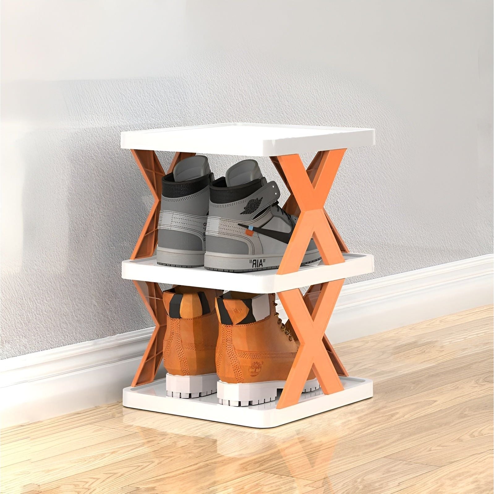 Guili | FlexiStack Shoe Rack – Foldable Multiple Shoe Organizer for Small Spaces