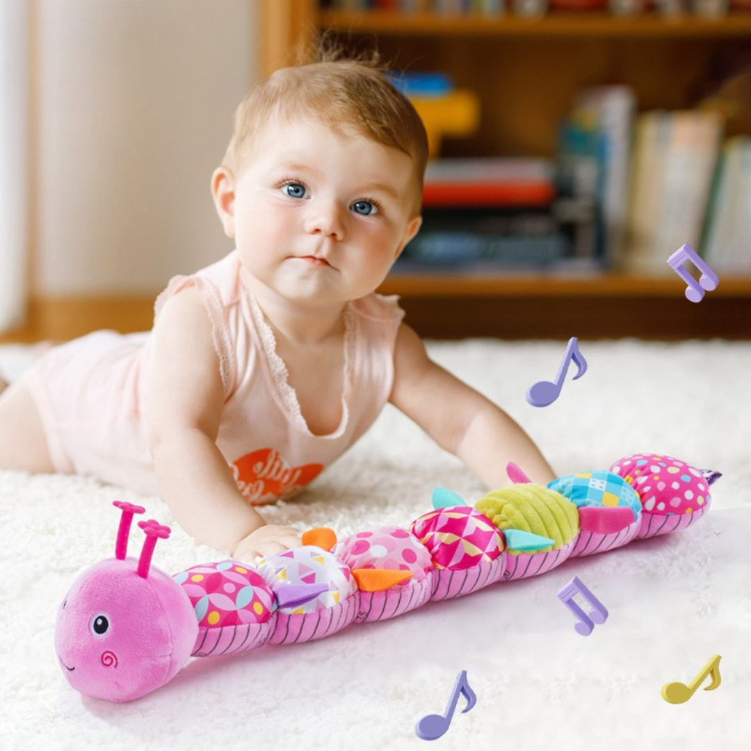 Musical Baby Caterpillar Toy - Interactive Plush for Sensory Development and Motor Skills