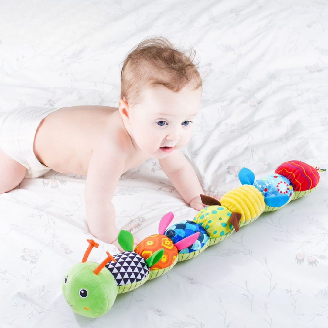Musical Baby Caterpillar Toy - Interactive Plush for Sensory Development and Motor Skills