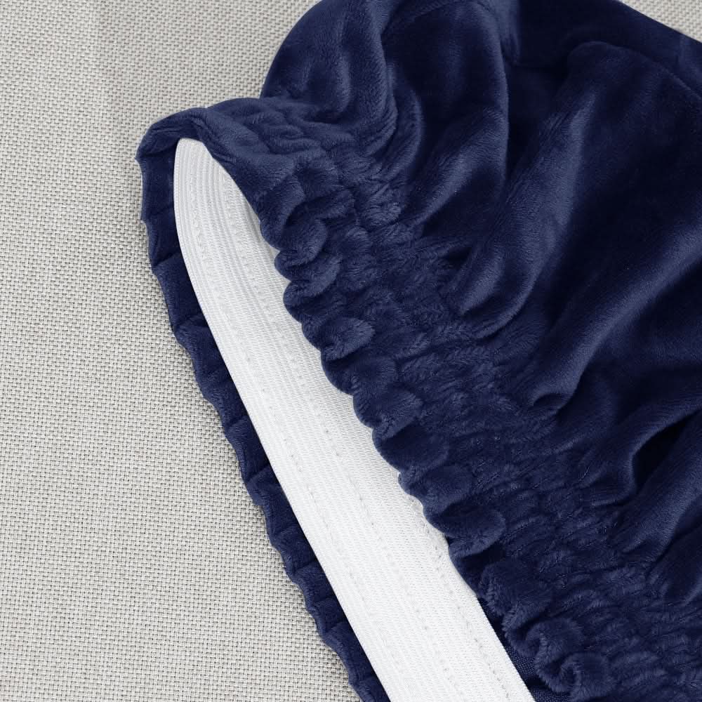 Guili | 2-Seater Recliner Sofa Cover with Cup Holders – Velvet Plush