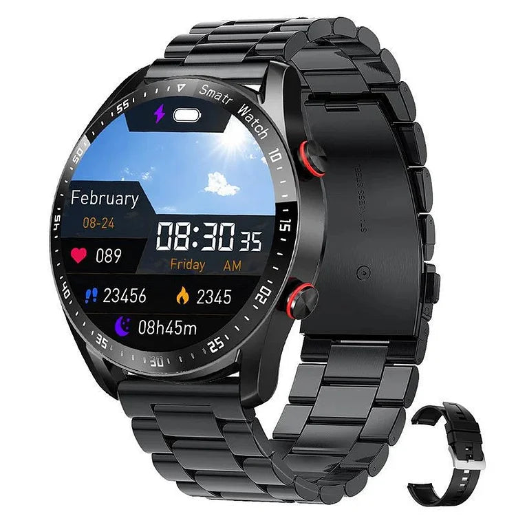 Non-Invasive Glucose Test Smartwatch | Real-Time Blood Sugar Trends