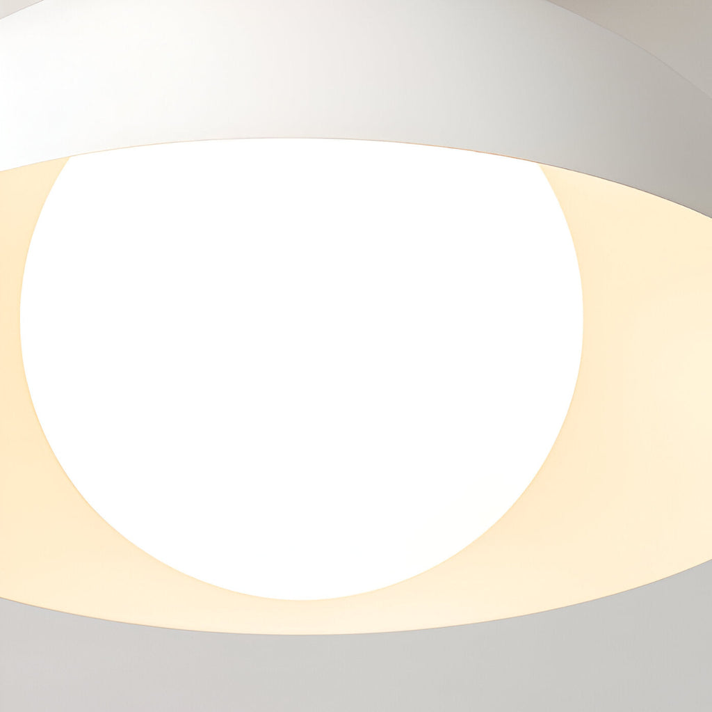 Modern Minimalist Glass Dome LED Ceiling Light 1-Light