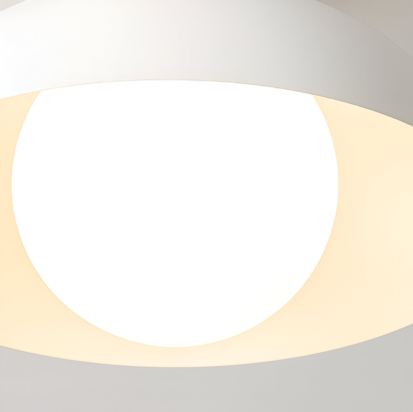 Modern Minimalist Glass Dome LED Ceiling Light 1-Light