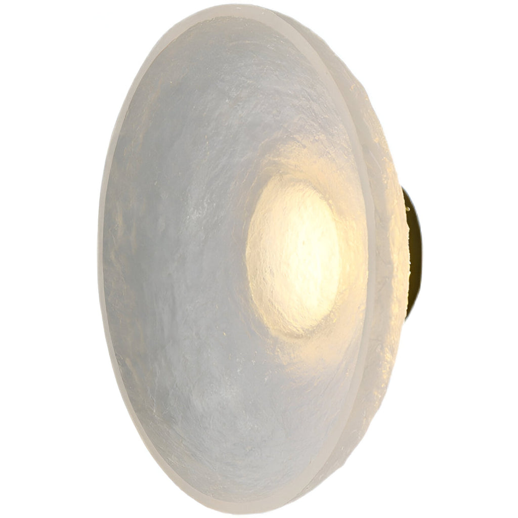 Modern Minimalist Resin Round Wall Sconce LED 1-Light
