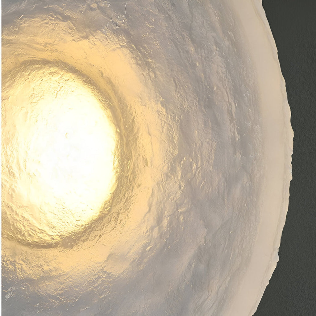 Modern Minimalist Resin Round Wall Sconce LED 1-Light