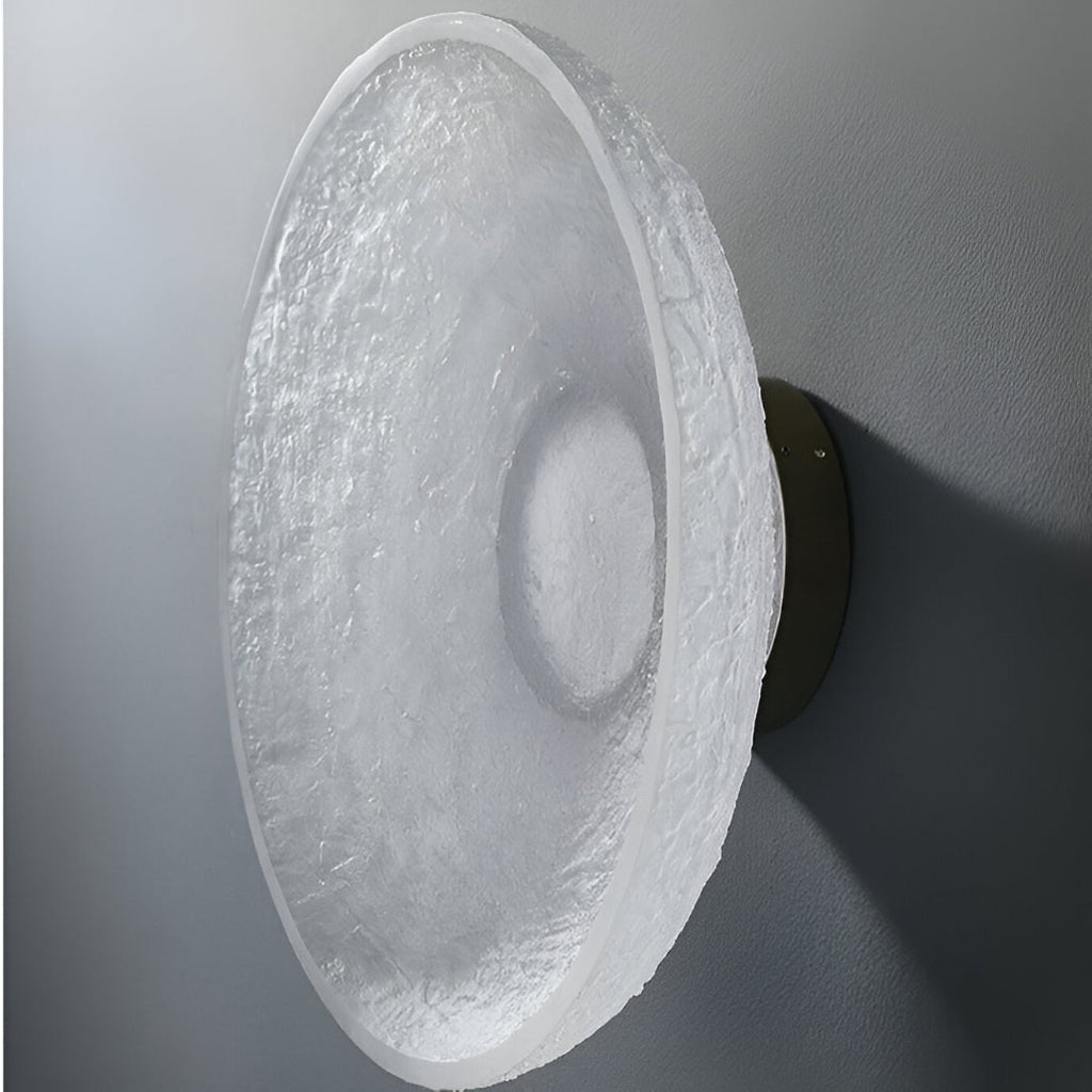 Modern Minimalist Resin Round Wall Sconce LED 1-Light