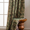 Guili | Ditsy Floral Tassel Curtain Panel for Bedroom or Living Room