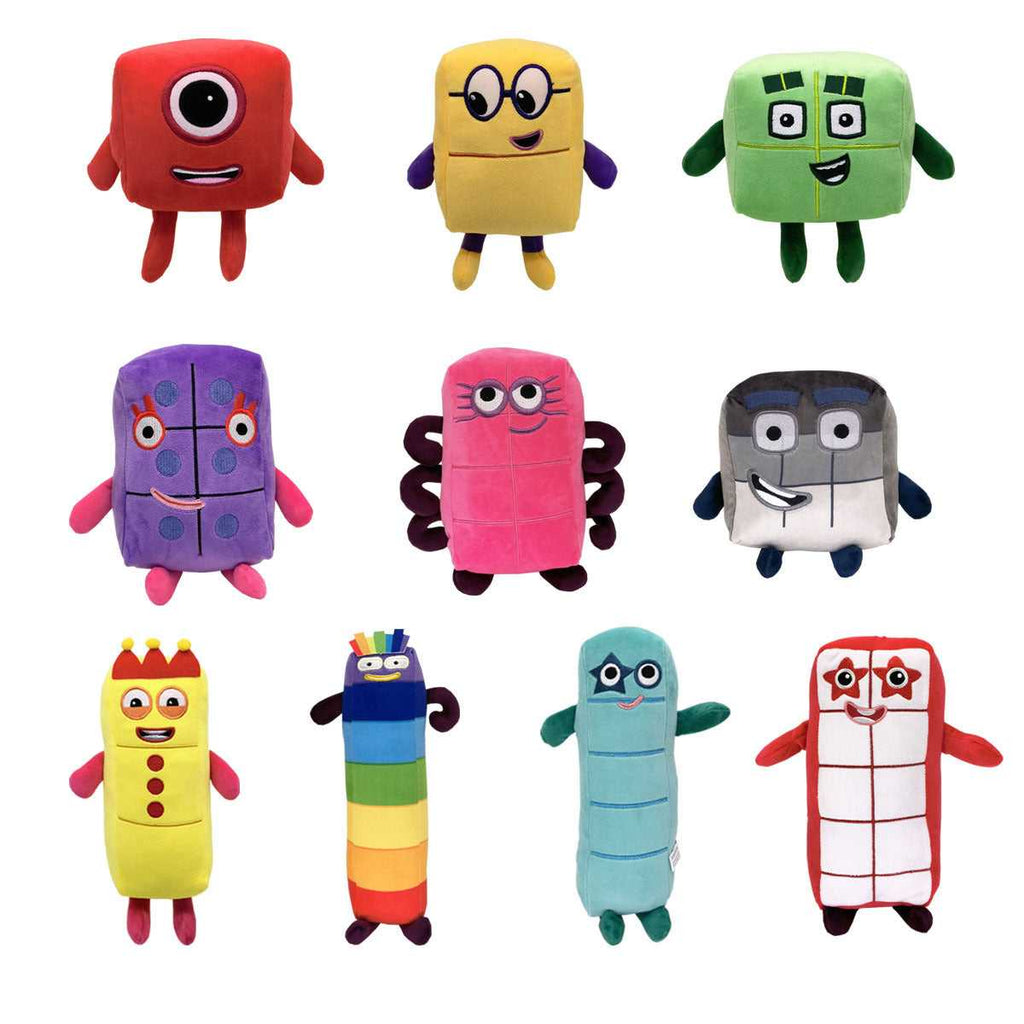 Guili | TopClean | Leather Blocks Plush Doll - Fun Educational Numbers Toy for Children