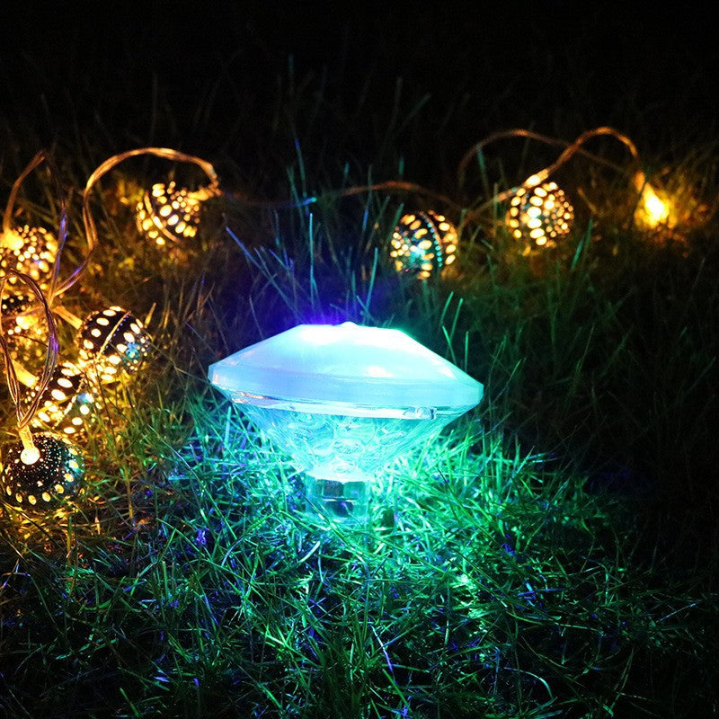 Outdoor LED Waterproof Diamond Pool Light Floating Decor