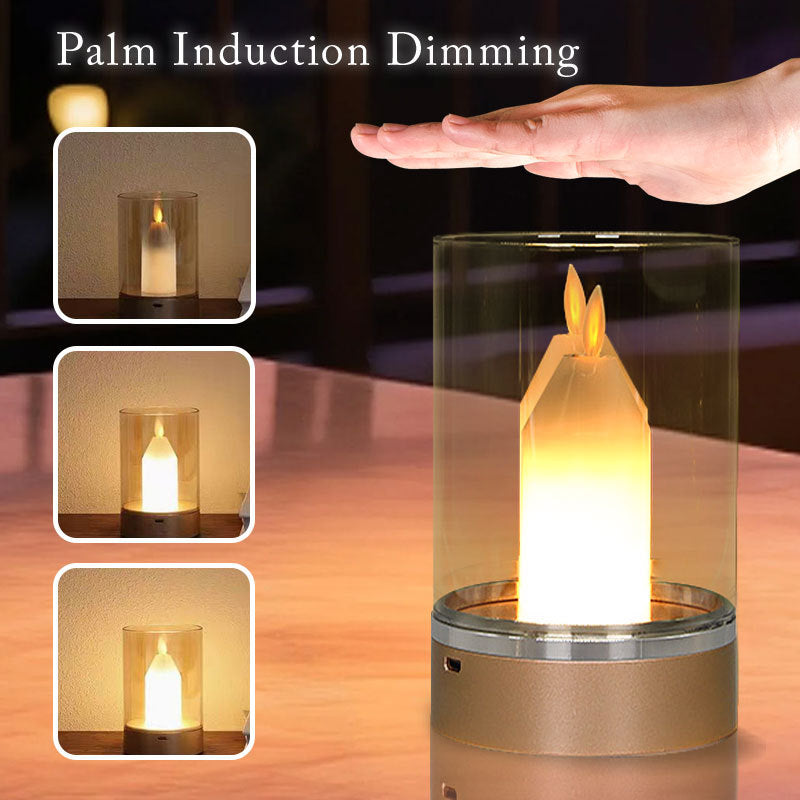 Hand-Swipe Sensor Candle Lamp Romantic Candlelight