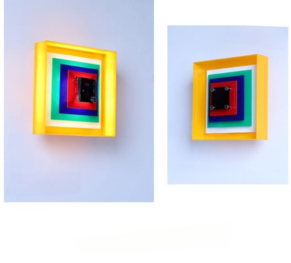 Memphis Bauhaus Square Wall Sconce LED 1-Light