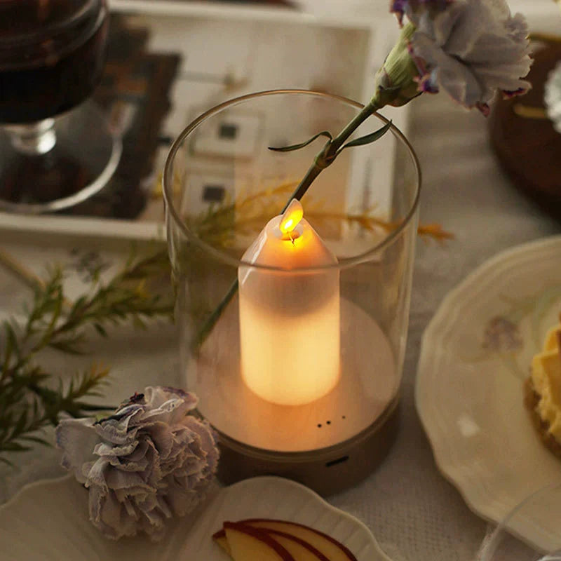 Hand-Swipe Sensor Candle Lamp Romantic Candlelight