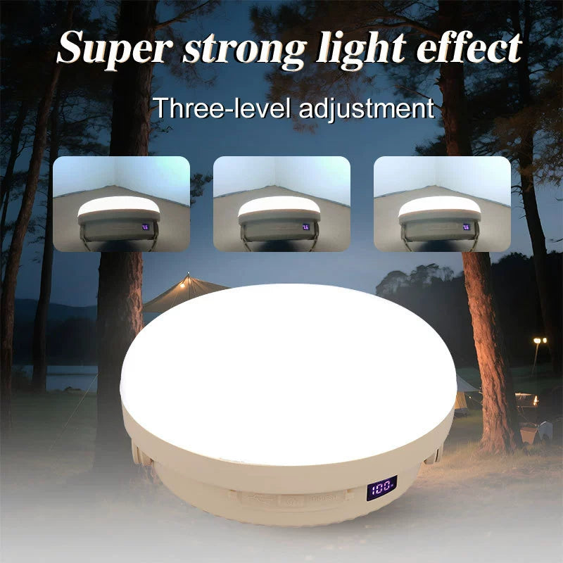 Long-Endurance LED Rechargeable Light Solar Camping Light