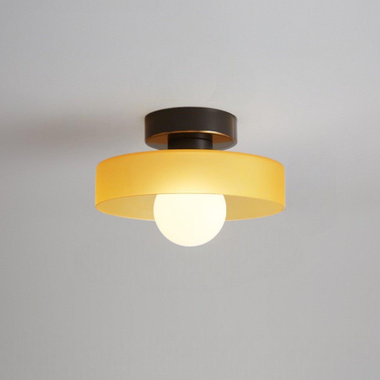 Bauhaus Glass LED Ceiling Light 1-Light