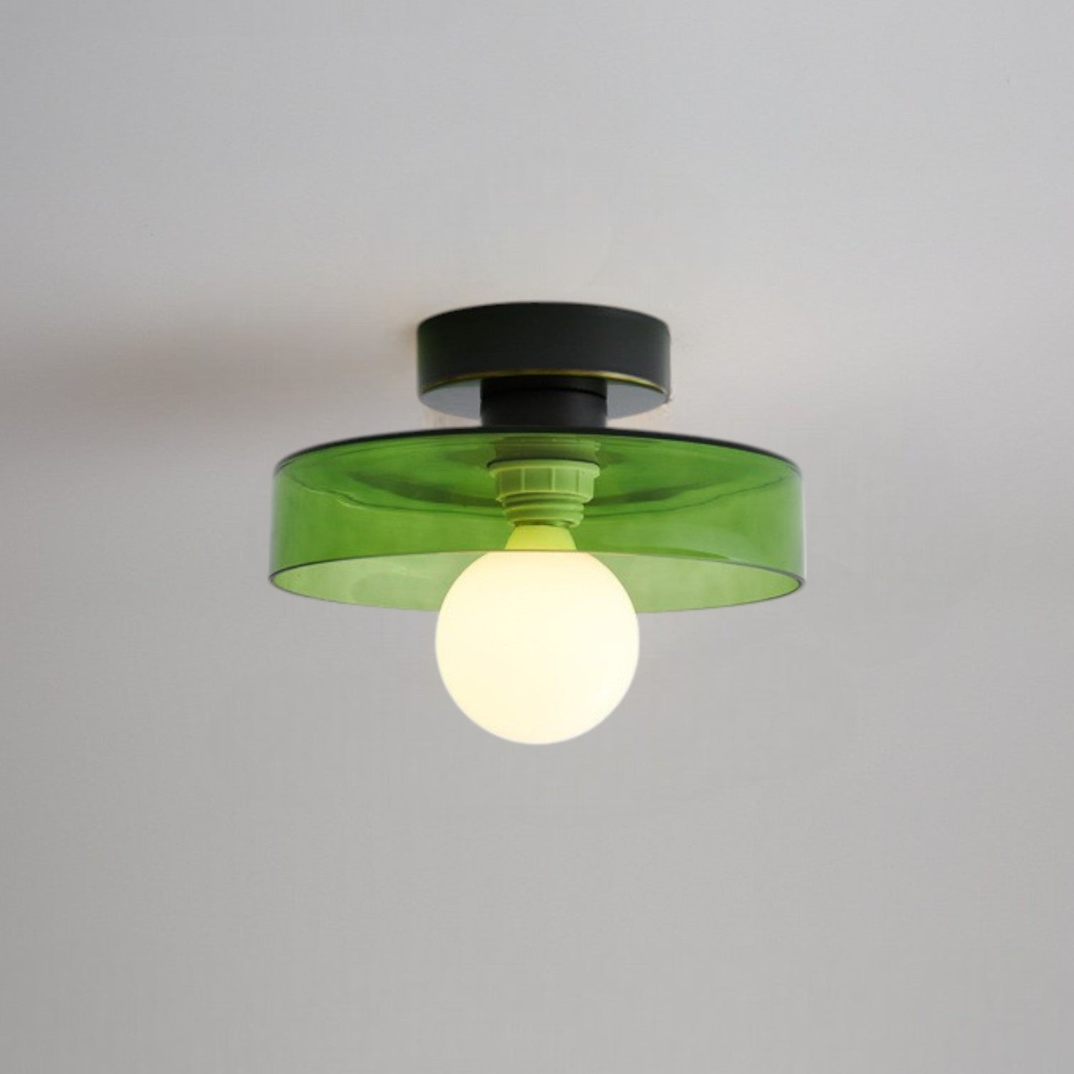 Bauhaus Glass LED Ceiling Light 1-Light