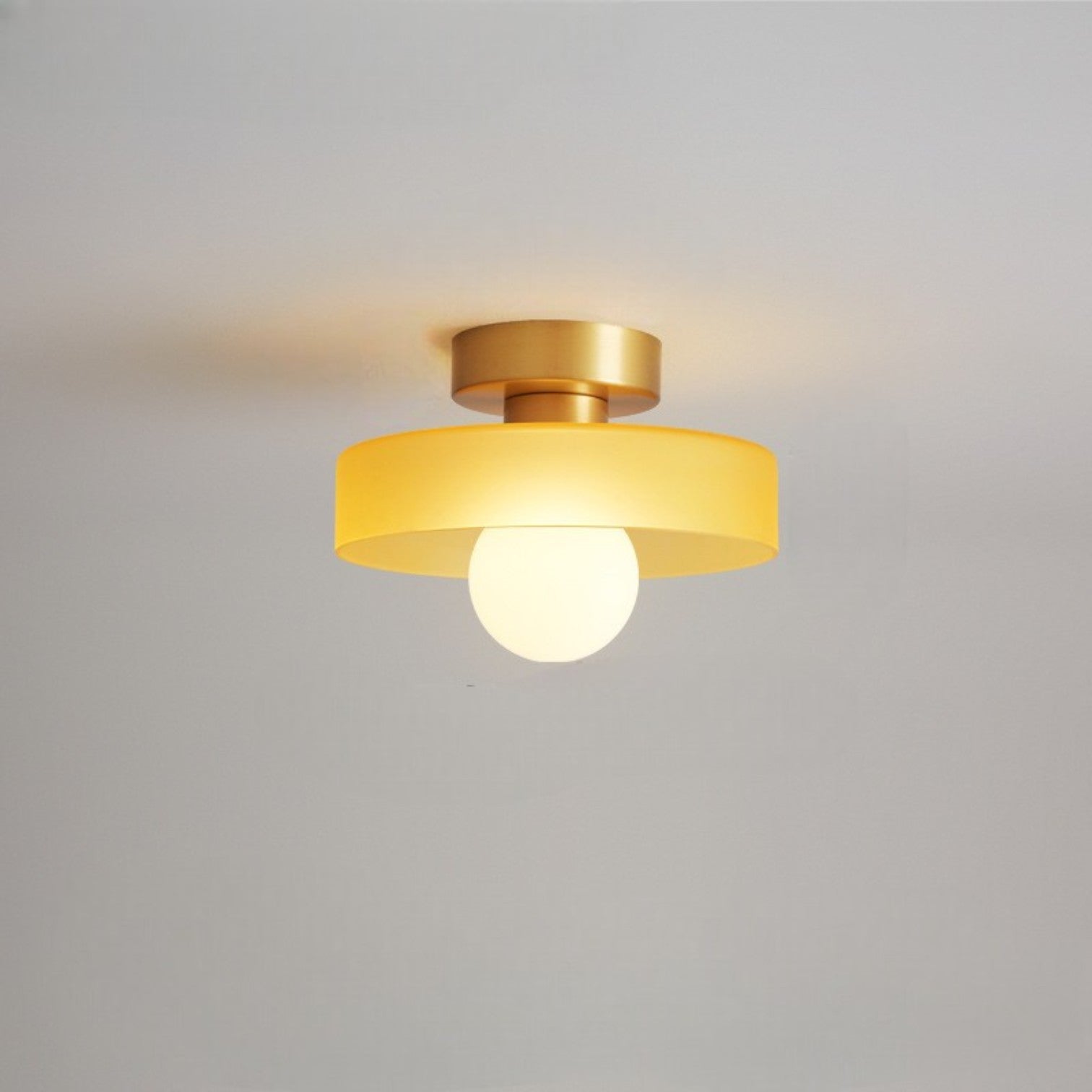 Bauhaus Glass LED Ceiling Light 1-Light