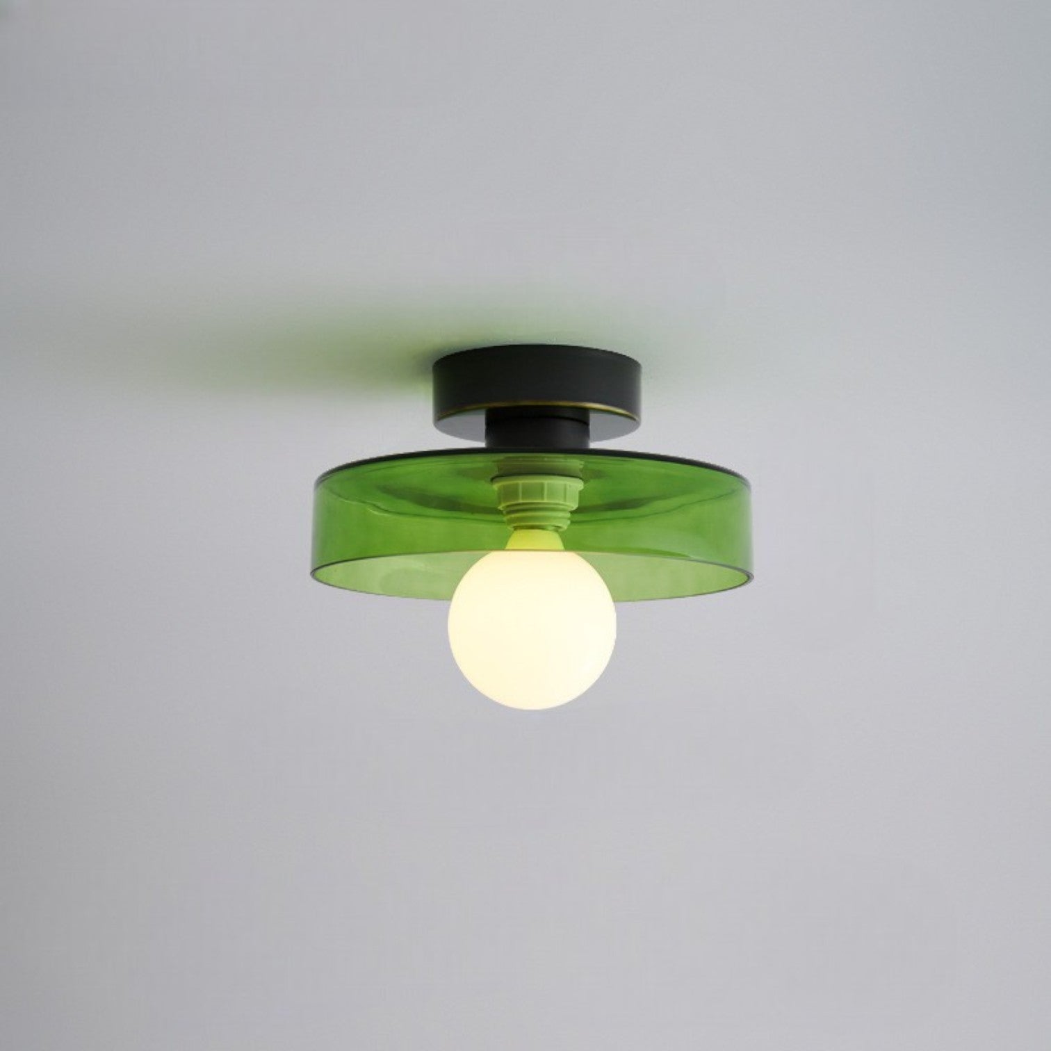 Bauhaus Glass LED Ceiling Light 1-Light