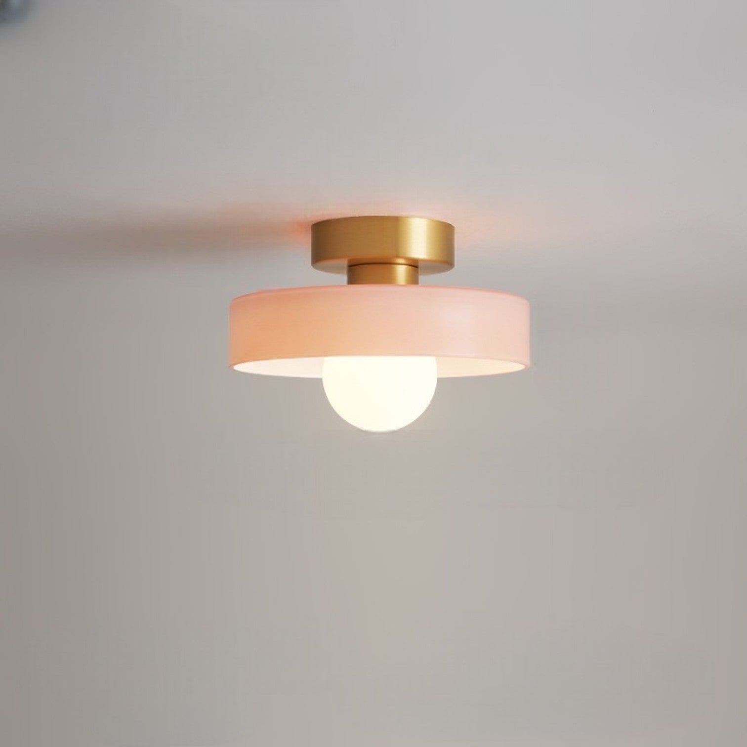 Bauhaus Glass LED Ceiling Light 1-Light
