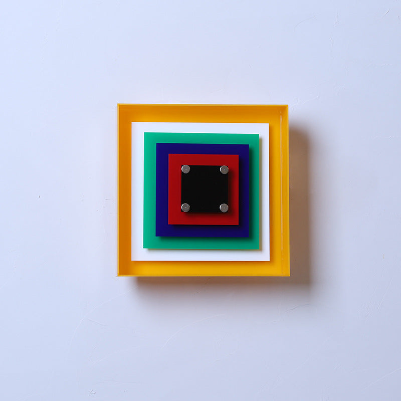 Memphis Bauhaus Square Wall Sconce LED 1-Light