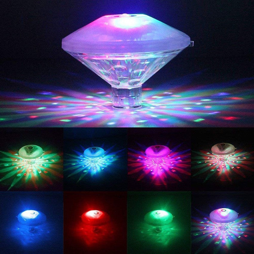 Outdoor LED Waterproof Diamond Pool Light Floating Decor