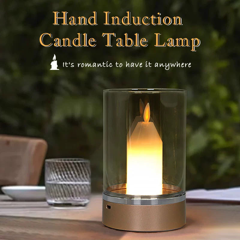 Hand-Swipe Sensor Candle Lamp Romantic Candlelight