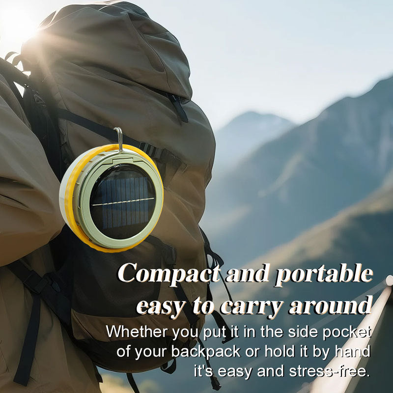 Digital Display Solar Camping Light Mobile Emergency Lighting