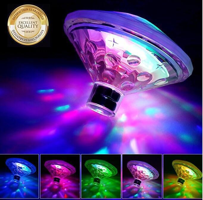 Outdoor LED Waterproof Diamond Pool Light Floating Decor