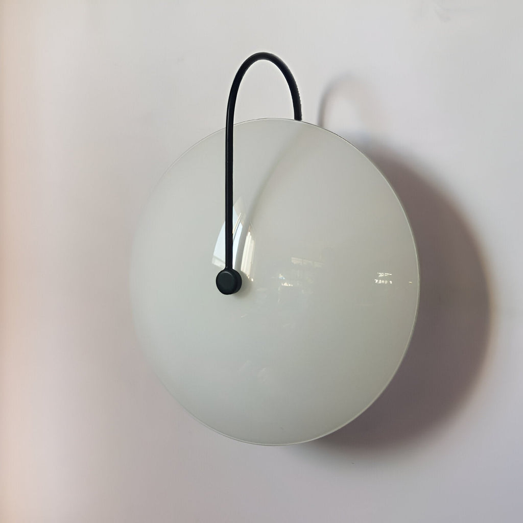 Postmodern Nordic Frosted Glass Round Wall Sconce LED 1-Light