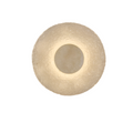 Modern Travertine Acrylic Round Wall Sconce LED 1-light