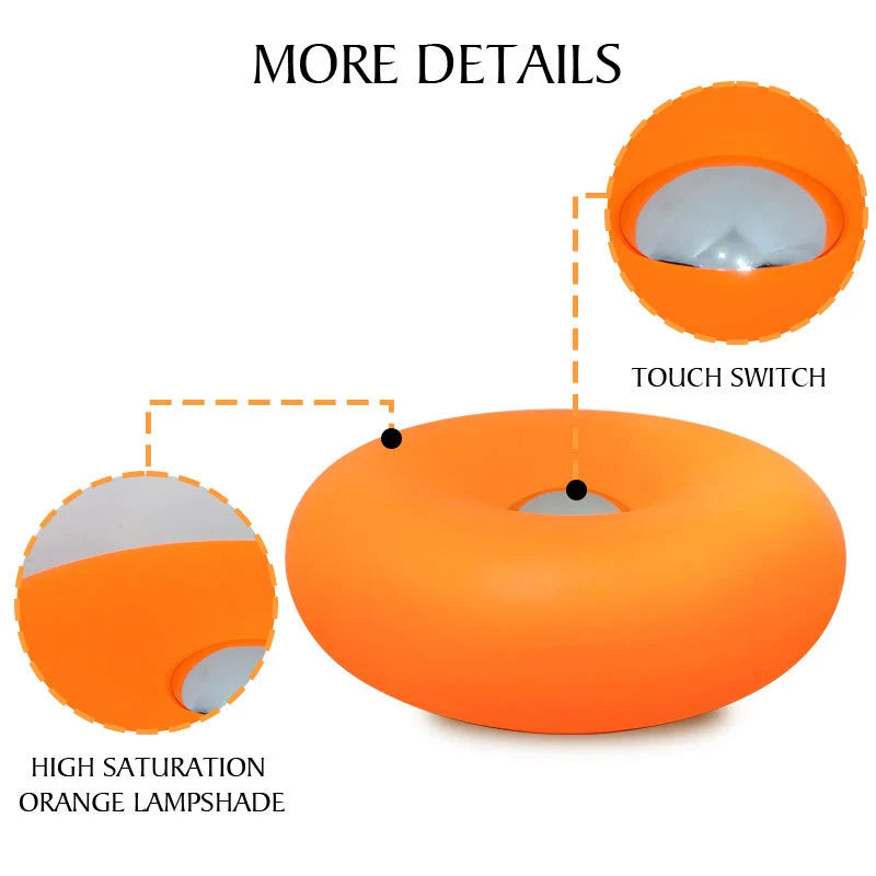 Desktop Mini Table Lamp Bauhaus Vintage Egg Tart Night Light