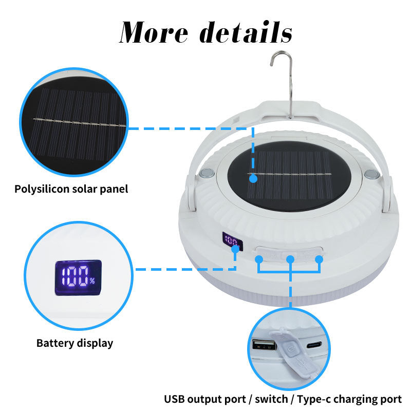 Solar Camping Light Ultra-Long Endurance Hanging Light