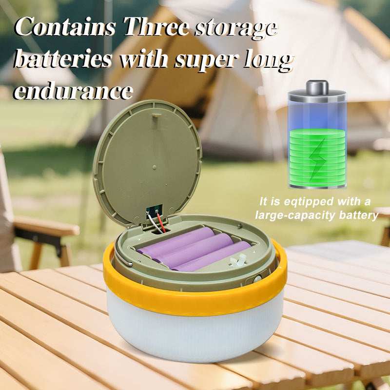 Digital Display Solar Camping Light Mobile Emergency Lighting