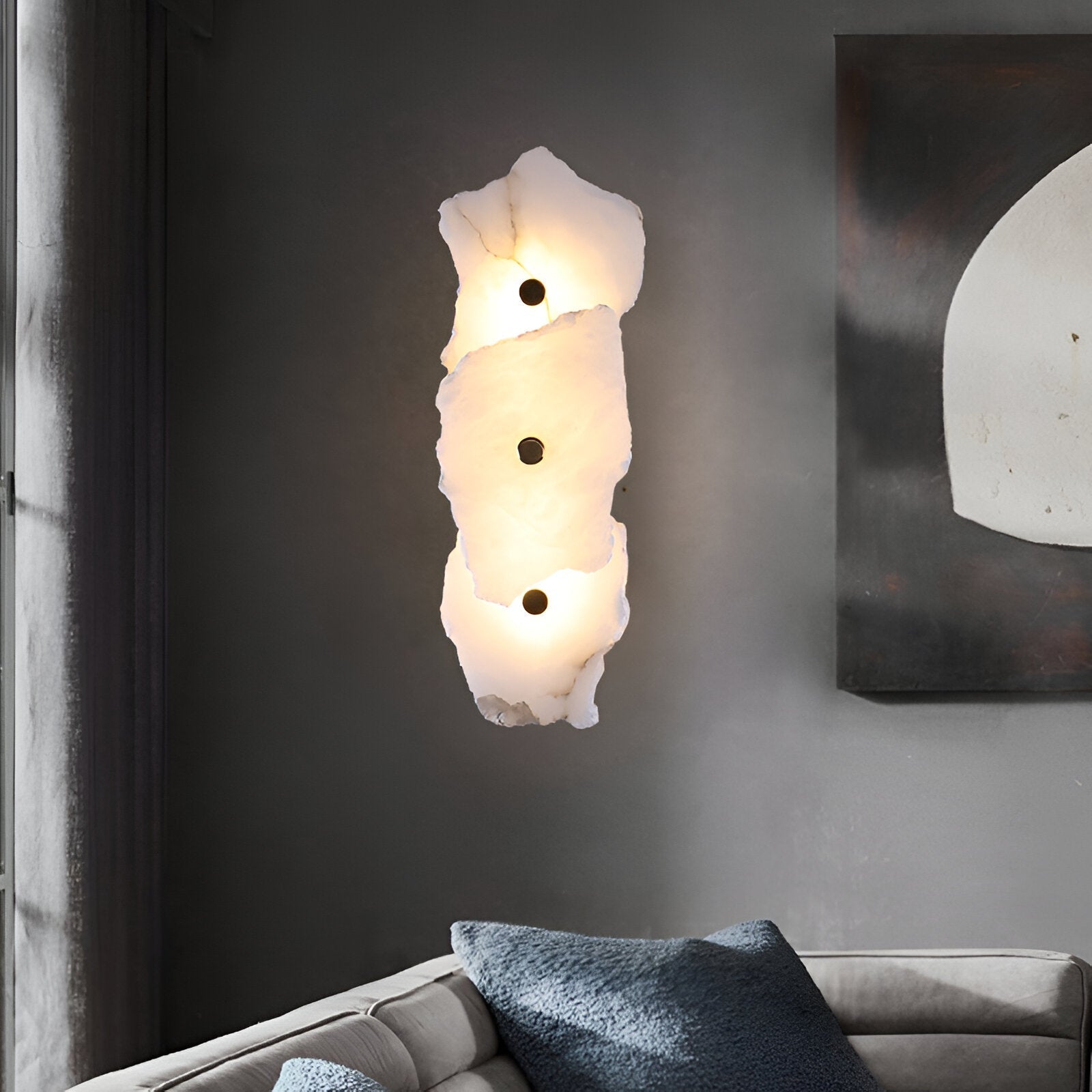 Modern Irregular Marble Wall Sconce LED 1-Light