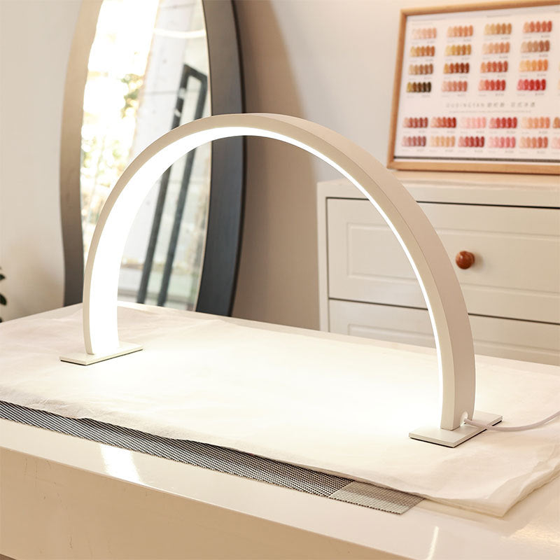 Half-Moon Nail Work Lamp U-Shaped LED Desktop Lighting