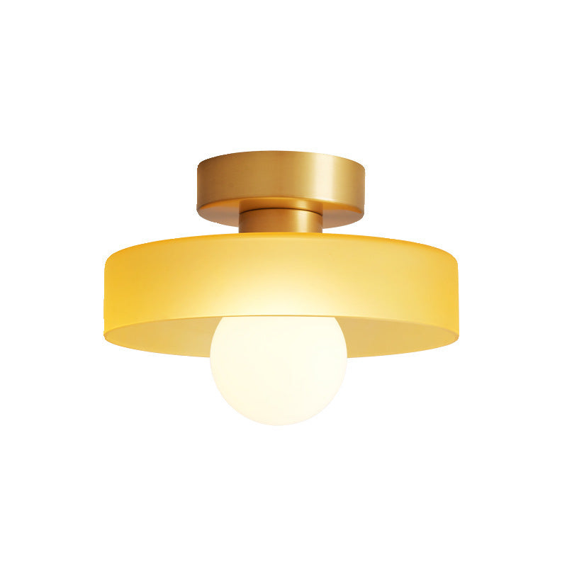 Bauhaus Glass LED Ceiling Light 1-Light