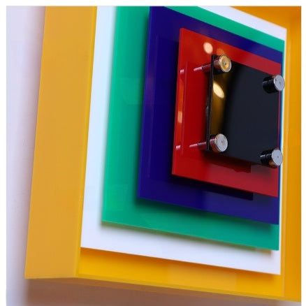 Memphis Bauhaus Square Wall Sconce LED 1-Light