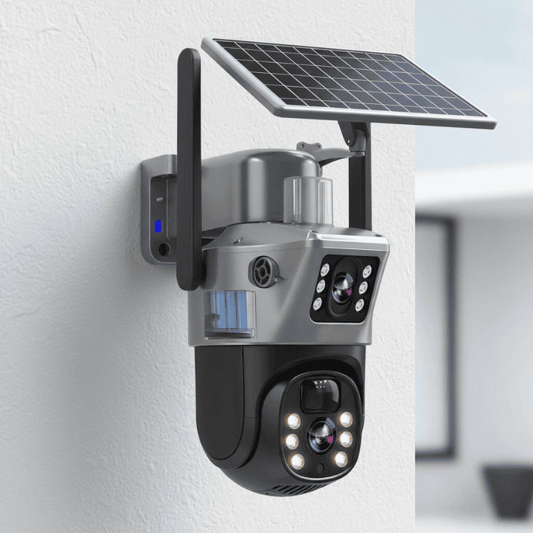 FORTICAM 4K – Wireless Solar Security Camera with Dual Lens & Night Vision